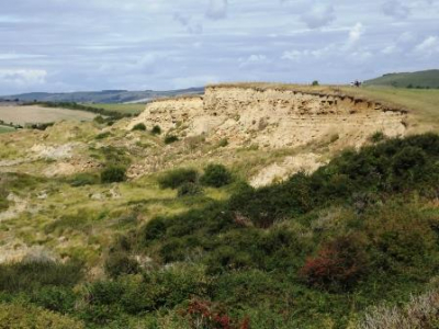 21 August 2014 View west from Redcliff Point
